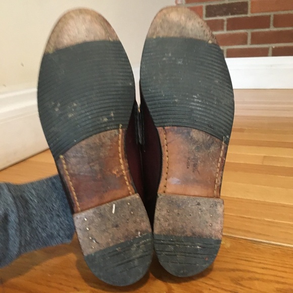 Footjoy Mens Tassel Dress Loafer Size 9 Burgundy - Picture 5 of 8